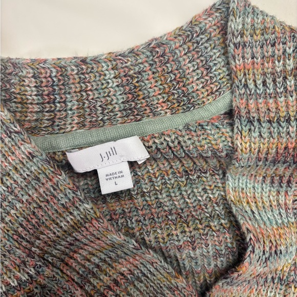 J. Jill Multicolor V-Neck Sweater - Picture 6 of 6